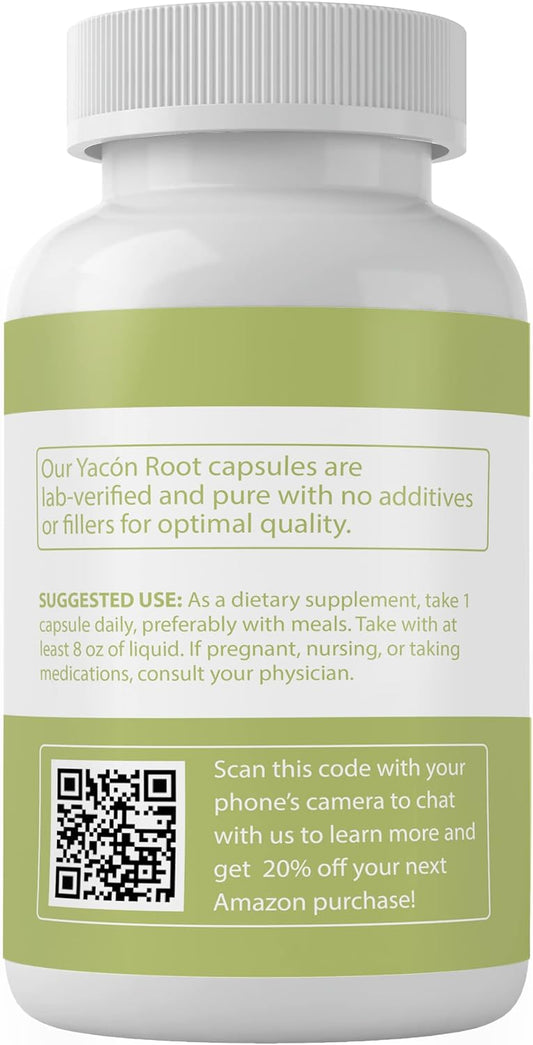 Pure Original Ingredients Yacon Root, (100 Capsules) Always Pure, No Additives Or Fillers, Lab Verified