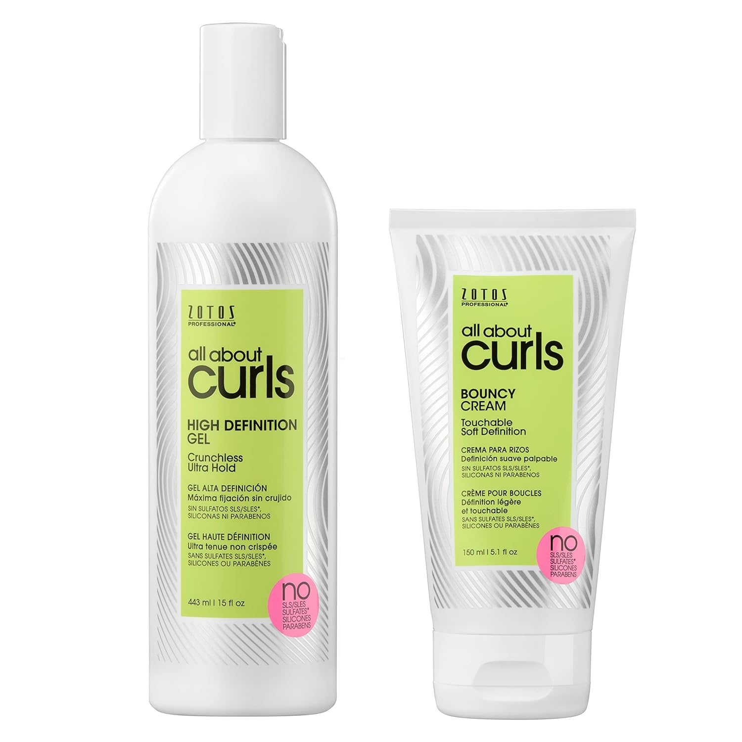 All About Curls High Definition Gel | Crunchless Ultra Hold | Define, Moisturize, De-Frizz | All Curly Hair Types