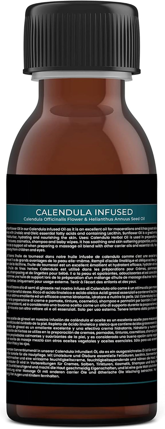 Mystic Moments Calendula Infused Oil - 250Ml - Calendula Officinalis