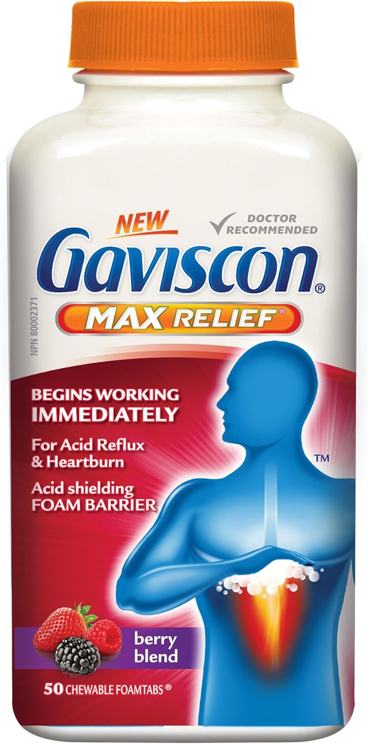 Gaviscon Max Berry Tablet, 50 Count
