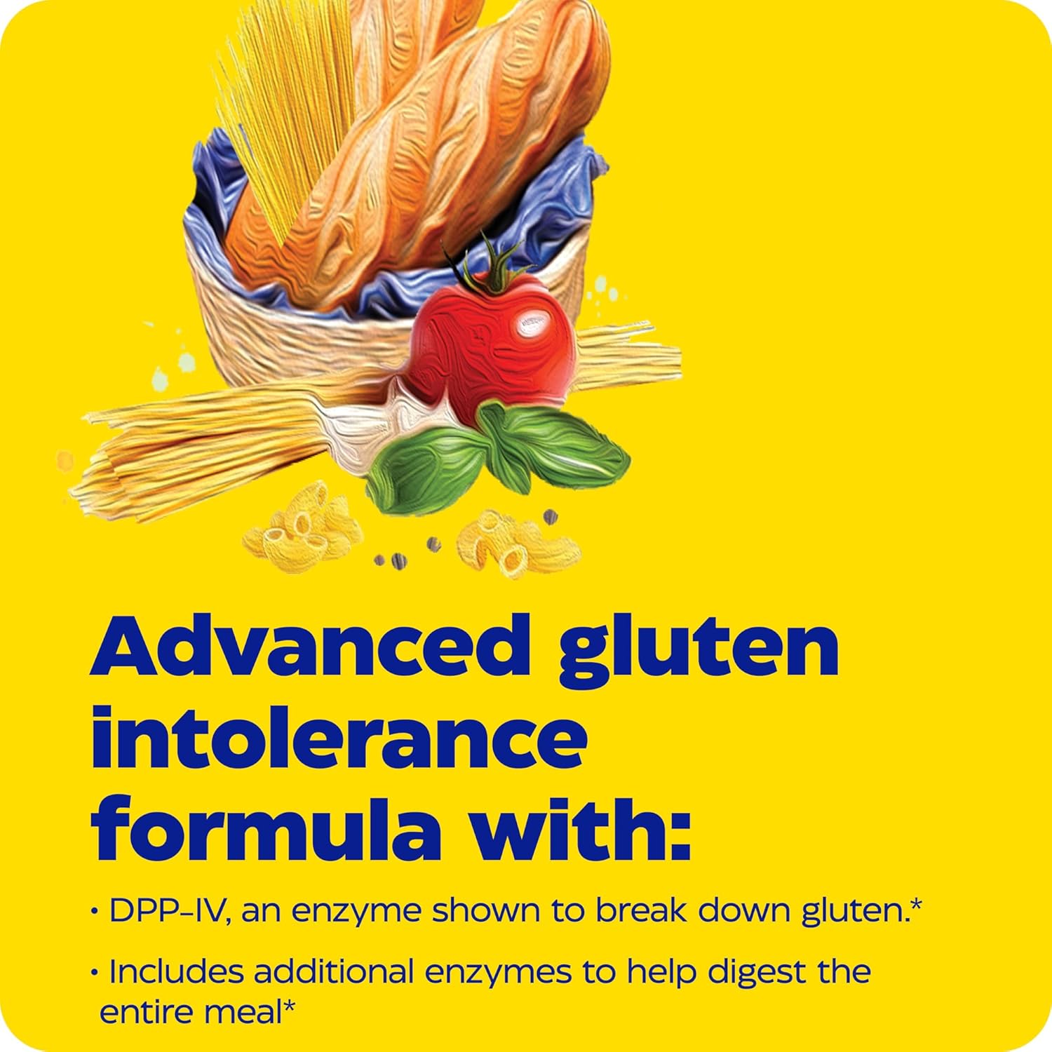 Enzymedica, Glutenease Extra Strength, Maximum Potency Digestive Enzymes, Supports Gluten & Casein Intolerance, 60 Count : Health & Household