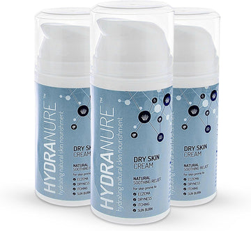 Hydranure Natural Organic Eczema Cream & Treatment For Babies & Adults-Cools Soothes Repairs & Protects Baby'S Skin By Parents For Baby Eczema & Dry Itchy Skin Adult Eczema Psoriasis Sunburn (40Ml)