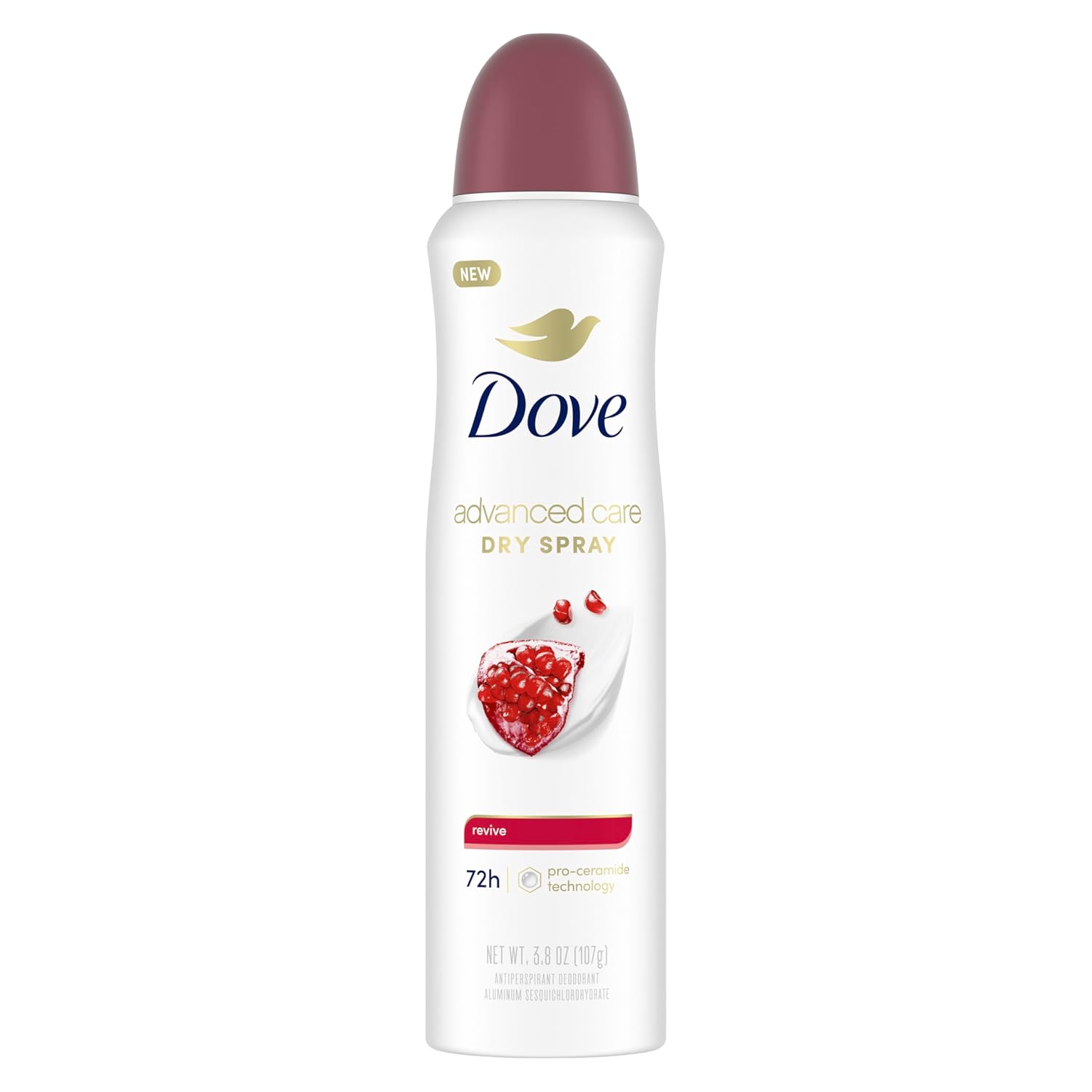 Dove Advanced Care Dry Spray Antiperspirant Deodorant For Women, Revive For 48 Hour Protection And Soft And Comfortable Underarms, 3.8 Oz