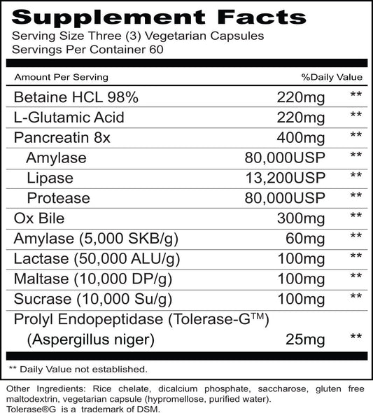 Priority One Vitamins SIBOZyme 180 Vegetarian Capsules- Support for Healthy Digestion and Those Seeking Small Intestinal Bacterial Balance* Exclusive Formulation by Dr. Mona Morstein Clinical Strength