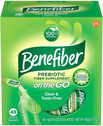 Benefiber Prebiotic Fiber Sticks - 48ct