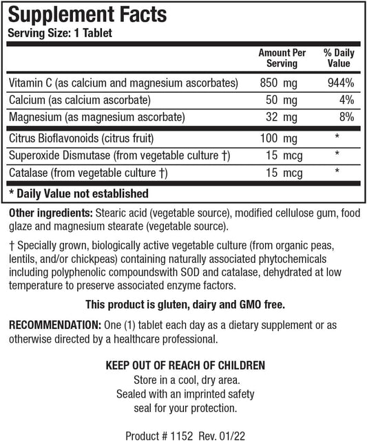 Biotics Research Bio C Plus 1000 Antioxidant, High Potency, Bioflavonoids, Supports Healthy Immune Response, Builds Collagen, Healthy Skin, Cartilage And Joint Support 100 Tabs