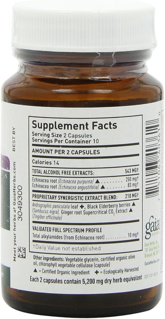 Quick Defense Gaia Herbs 20 VCaps