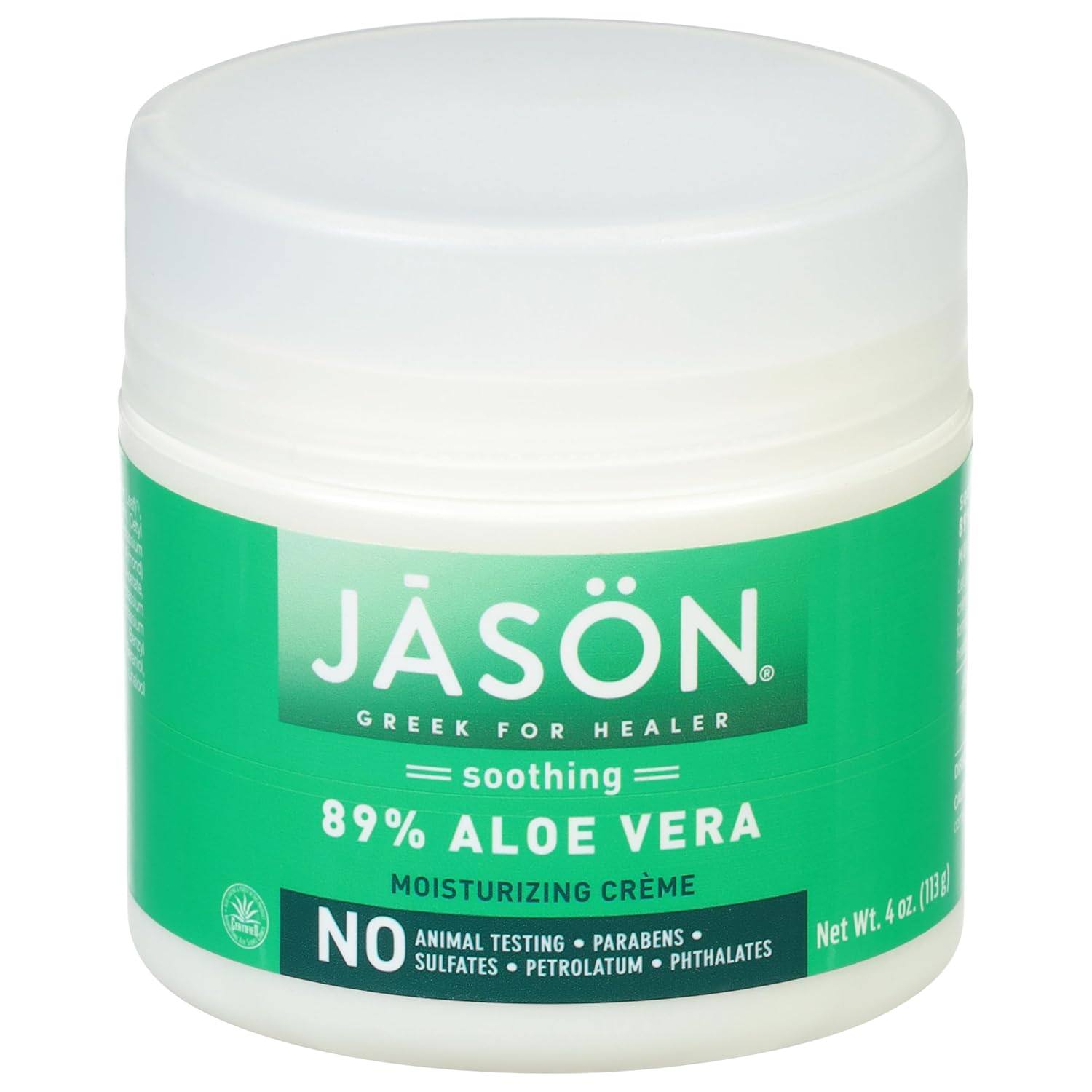 Jason Soothing 89% Aloe Vera Moisturizing Creme 4 Oz