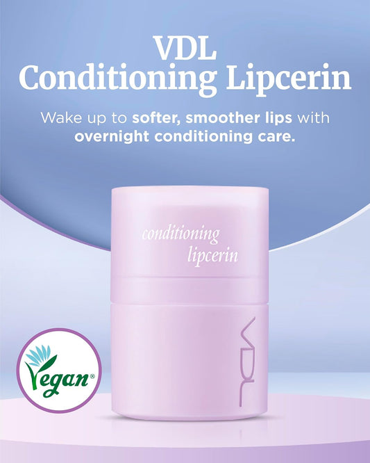 Valentines Day Gifts Vdl Herbal Lipcerin (0.5Fl Oz) - Bergamot, Mallow Leaf, Sage. Long Term Moisturizing, Plumping, Conditioning Lip Gloss Balm. Korean Skin Care Sleeping Mask For Dry, Chapped Lips