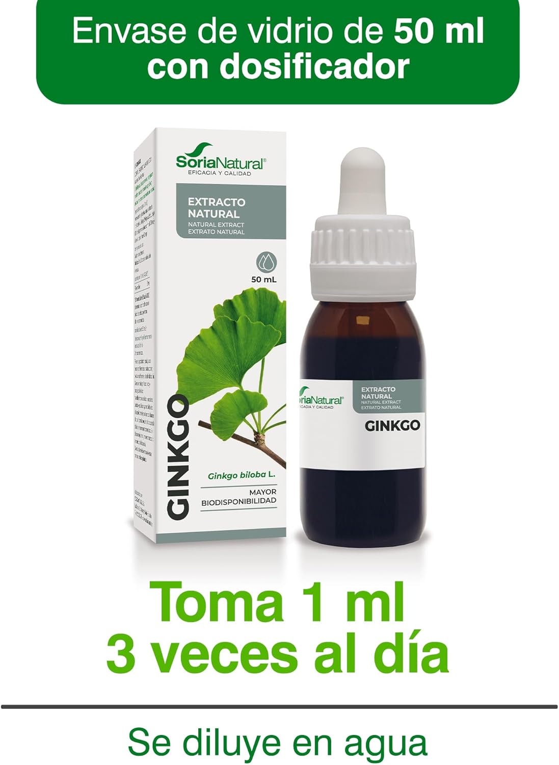 Soria Natural Ginkgo Biloba Natural Extract 50Ml