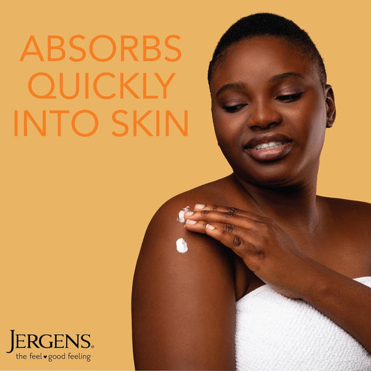 Jergens Skin Firming Body Lotion for Dry to Extra Dry Skin, Skin Tightening Cream with Collagen and Elastin, Hydralucence Blend Formula, 16.8 oz