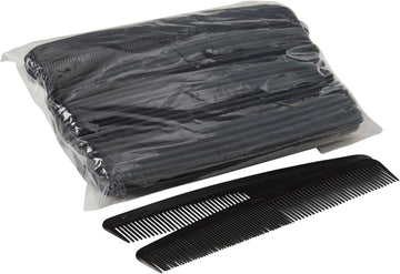 Mckesson Plastic Hair Comb, Single Patient Use, Black, 7 In, 1440 Count