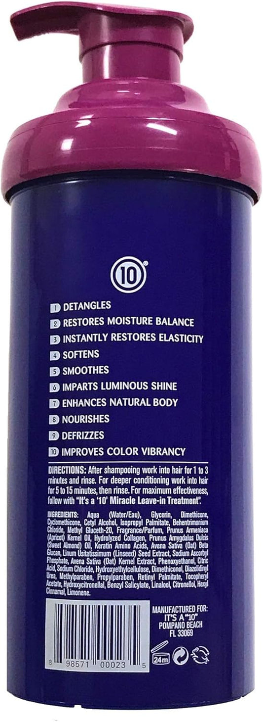 It’S A 10 Haircare - Miracle Hair Mask, Conditioning Treatment, For Dry And Damaged Hair, Nourishing And Smoothing, 517Ml