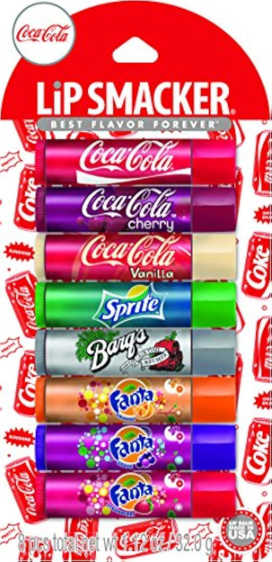 Lip Smacker Coca-Cola Party Pack Lip Glosses, 8 Count : Beauty & Personal Care