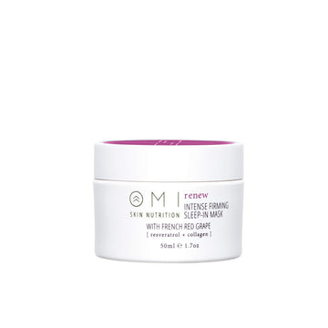 Renew Intense Firming Sleep-In Mask, Facial Skin Care w/ Hydrolyzed Collagen & Resveratrol for Wrinkles, Softer and Firmer Skin, Ceramides to Nourish and Hydrate, 1.7 Ounces, 50 mL