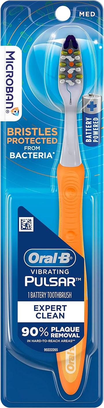 Oral-B Pro-Health Pulsar Battery Powered Toothbrush, Medium, Colors May Vary, 1 Count