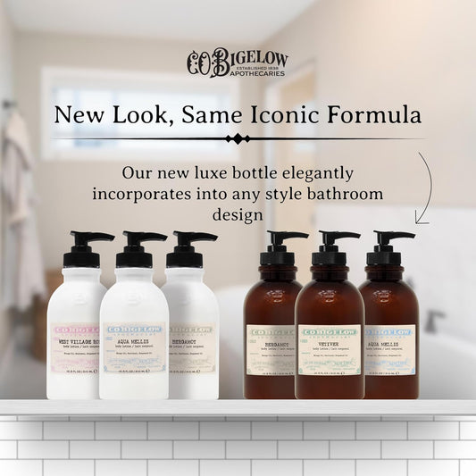 C.O. Bigelow Iconic Collection Amber Body Lotion, Scented Body Cream With Grapeseed Oil And Shea Butter, 10.5 Fl Oz