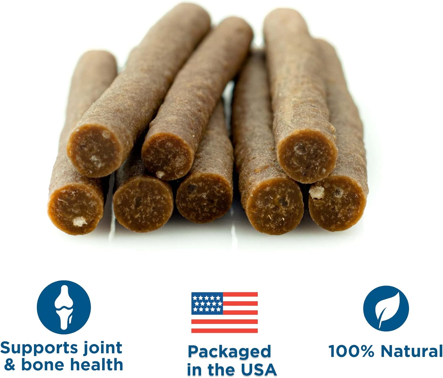 Premium Chicken Dog Treats - 32 Pack of Chicken Snack Sticks - Natural Dog Treats with Collagen, Protein, Promotes Dental Health - for Small Dogs, Medium Dogs, Large Dogs and Puppies : Pet Supplies