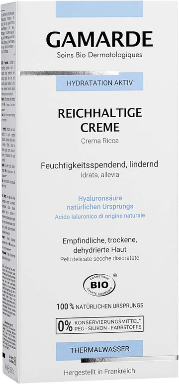 Gamarde Rich Moisturising Cream For Dry Skin