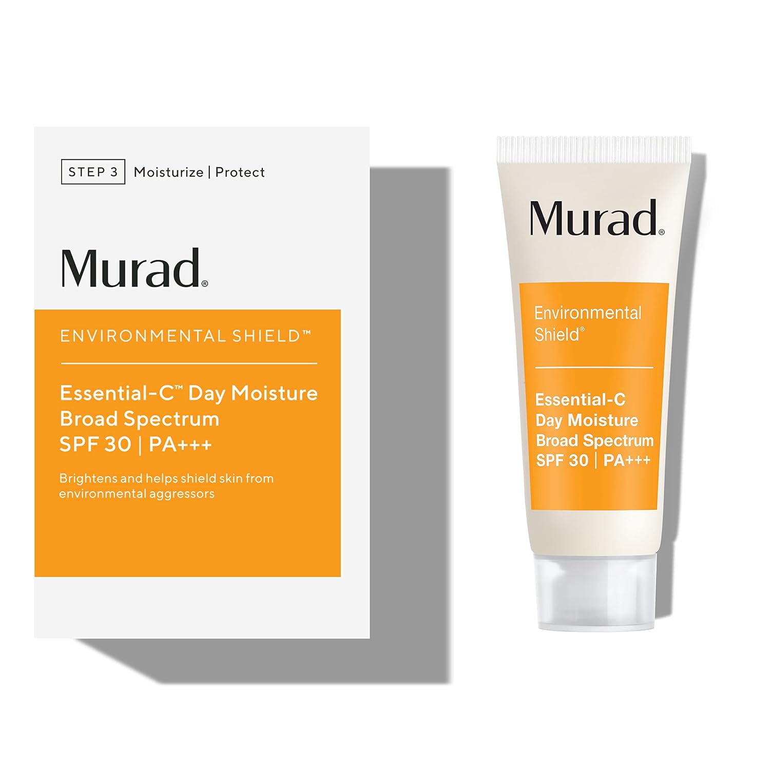 Murad Essential-C Day Moisture Broad Spectrum Spf 30 - Environmental Shield Spf Facial Moisturizer Cream - Vitamin & Antioxidant Rich Treatment Backed By Science, 0.8 Fl Oz