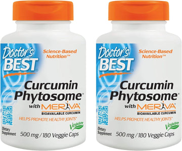 Doctor's Best Curcumin Phytosome Featuring Meriva Vegetarian Capsules, 500mg 360 Count