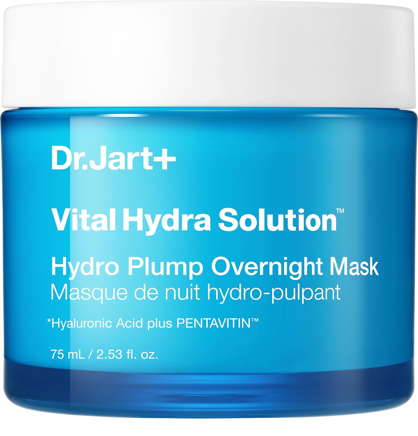 Dr.Jart+ Vital Hydra Solution Hydro Plump Overnight Face Mask With Hyaluronic Acid | Korean Skin Care, 2.53 Fl Oz