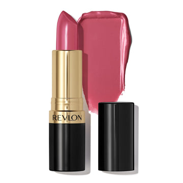 Revlon Lipstick, Super Lustrous Lipstick, Creamy Formula For Soft, Fuller-Looking Lips, Moisturized Feel In Berries, Candied Rose (805) 0.15 Oz