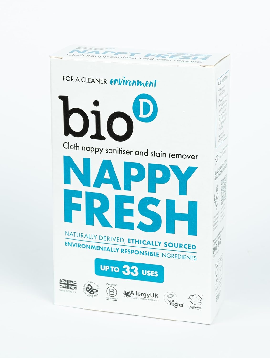 Bio-D Nappy Fresh 500g x 2
