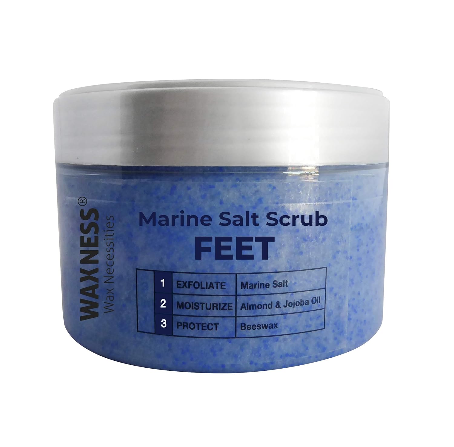 Waxness Sea Salt Scrub For Feet 8.8 Oz 250 G