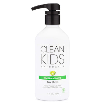 Gabriel Cosmetics Clean Kids Naturally Kiwi Soap, 16 Oz, Ewg Verified (1)