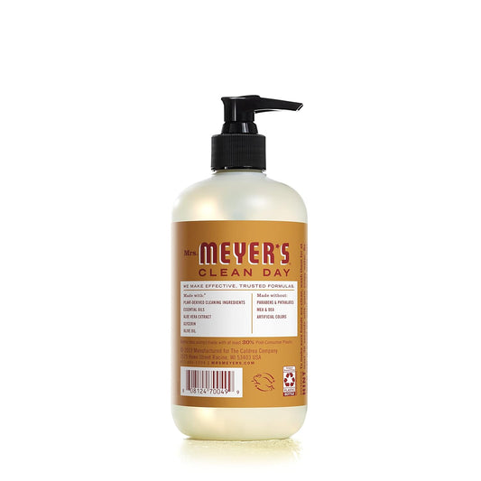 Mrs. Meyer'S Clean Day Liquid Hand Soap, Cruelty Free & Biodegradable Hand Wash Made With Essential Oils, Apple Cider Scent, 12.5 Fl Oz Bottle (Pack Of 1)