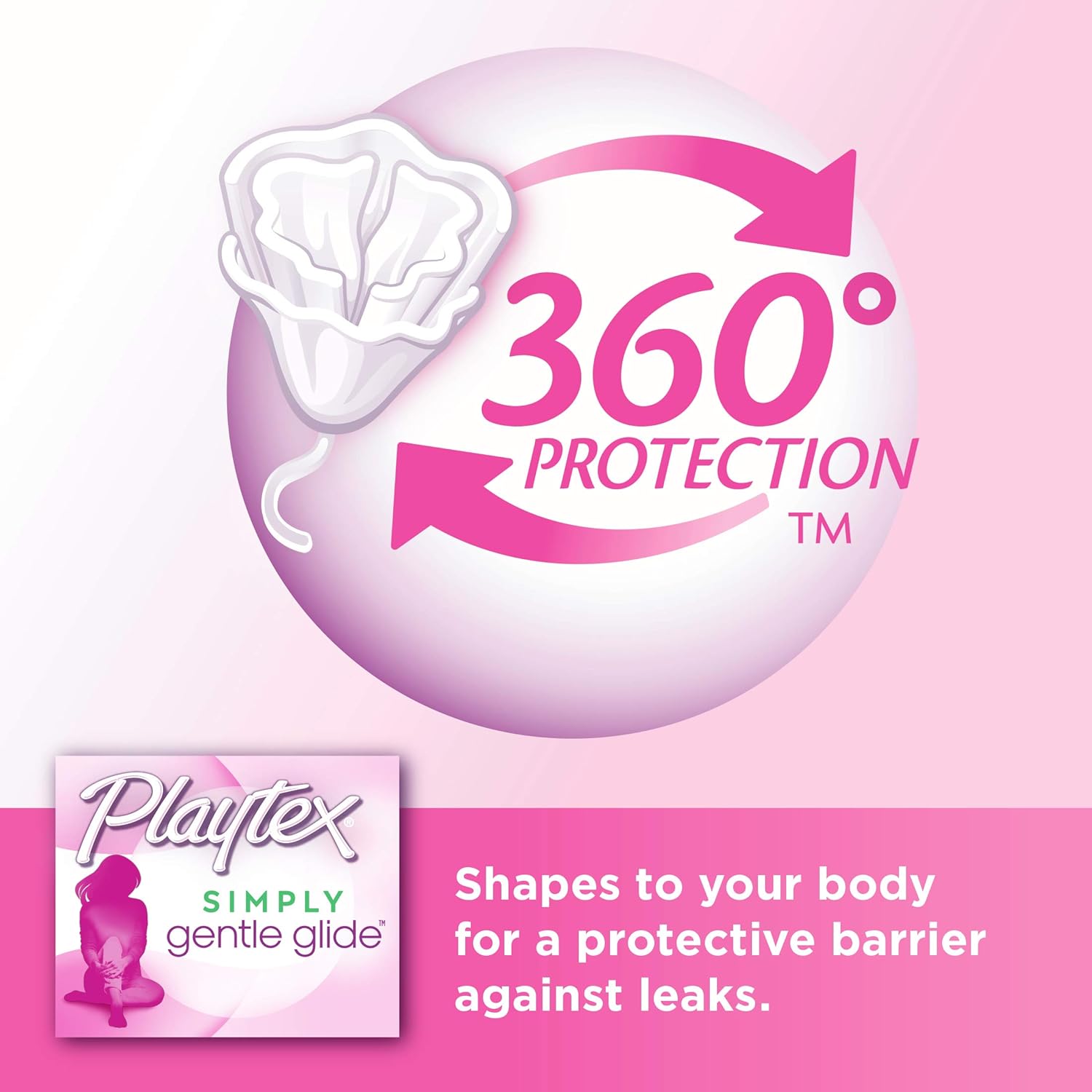 Playtex Simply Gentle Glide Tampons, Ultra Absorbency, Fragrance-Free - 36ct : Health & Household