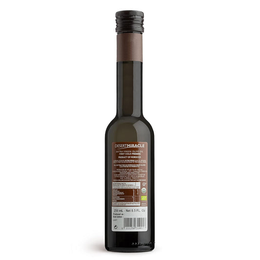 Desert Miracle Cold Pressed Polyphenol Rich Moroccan Olive Oil, Extra Virgin Olive Oil With High Polyphenols, Organic, First Cold Pressed Evoo From Morocco, 5 Liter Can