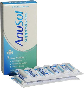 2 X Anusol Suppositories 24 (3 Way Action)