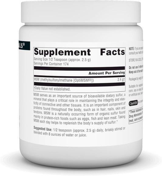 Source Naturals Msm, (Methylsulfonylmethane) - 16 Ounce Powder