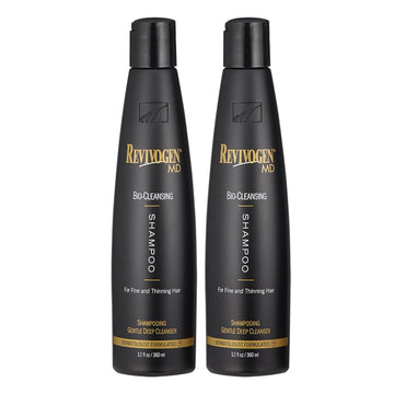 Revivogen Md Bio-Cleansing Shampoo For Thinning Hair, Dht Blocker Shampoo, Hair Loss Shampoo, Shampoo Thinning Hair, Soothes Scalp, Routine Shampoo For Women/Men Hair Loss, Hair Shampoo, 12Oz, 2Pk