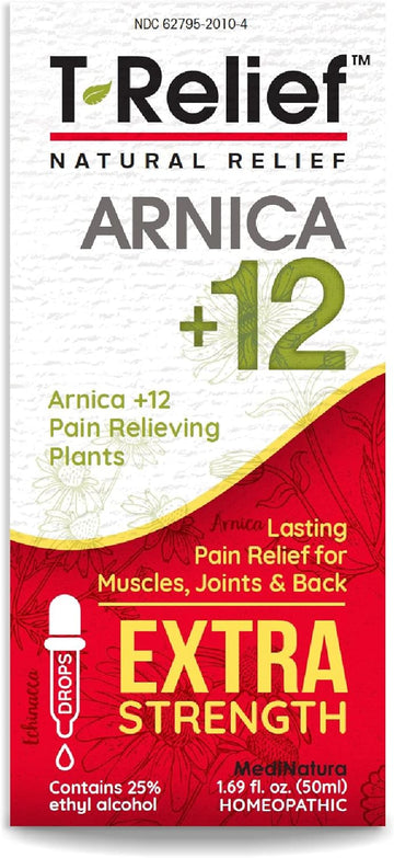 MediNatura T-Relief Extra Strength Pain Relief Drops Arnica +12 Fast-A