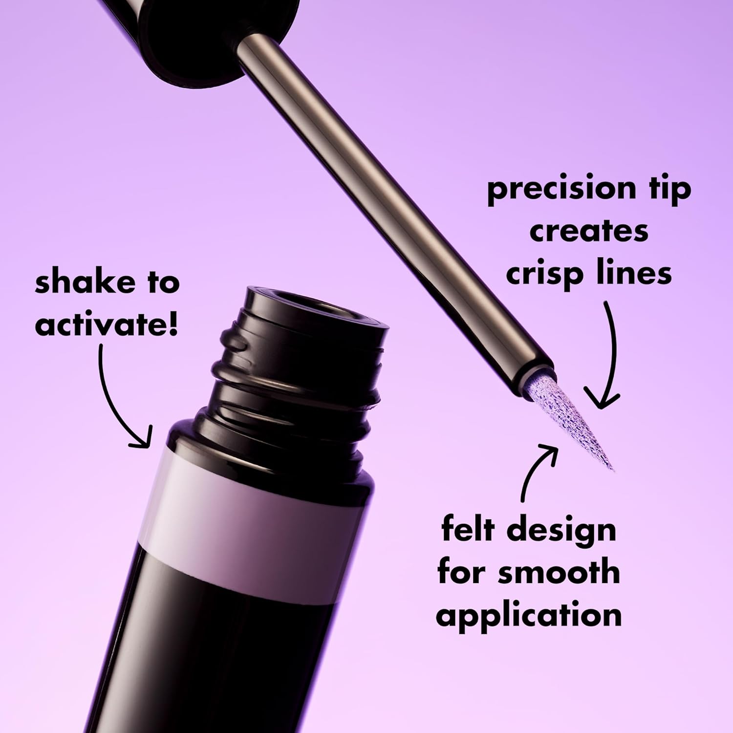 E.L.F. H2O Proof Inkwell Eyeliner Pen, High-Pigment, Waterproof Liquid Eyeliner, Delivers A Matte Finish, Vegan & Cruelty-Free, Bluebird : Beauty & Personal Care
