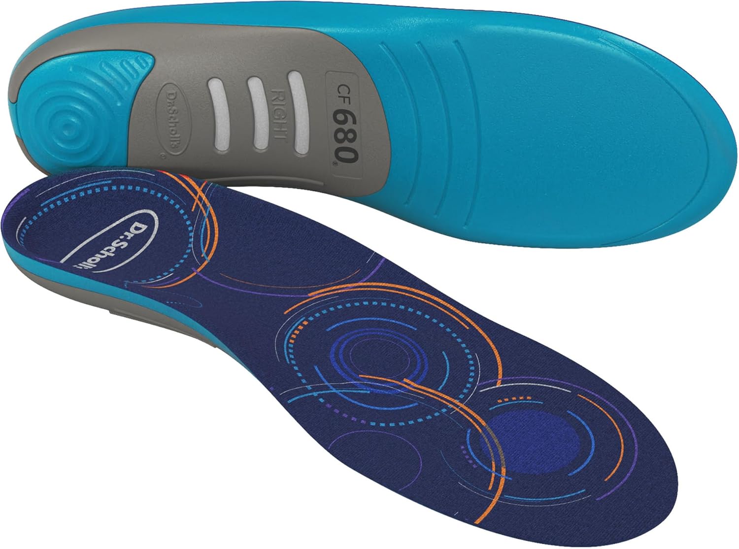 Dr. Scholl'S Custom Fit Comfort – Plantar Fasciitis Insoles, Orthotics Shoe Inserts With Arch Support For Men & Women, Suitable For 220+ Lbs, Stay On Your Feet All-Day With Optimum Cushioning, Cf750
