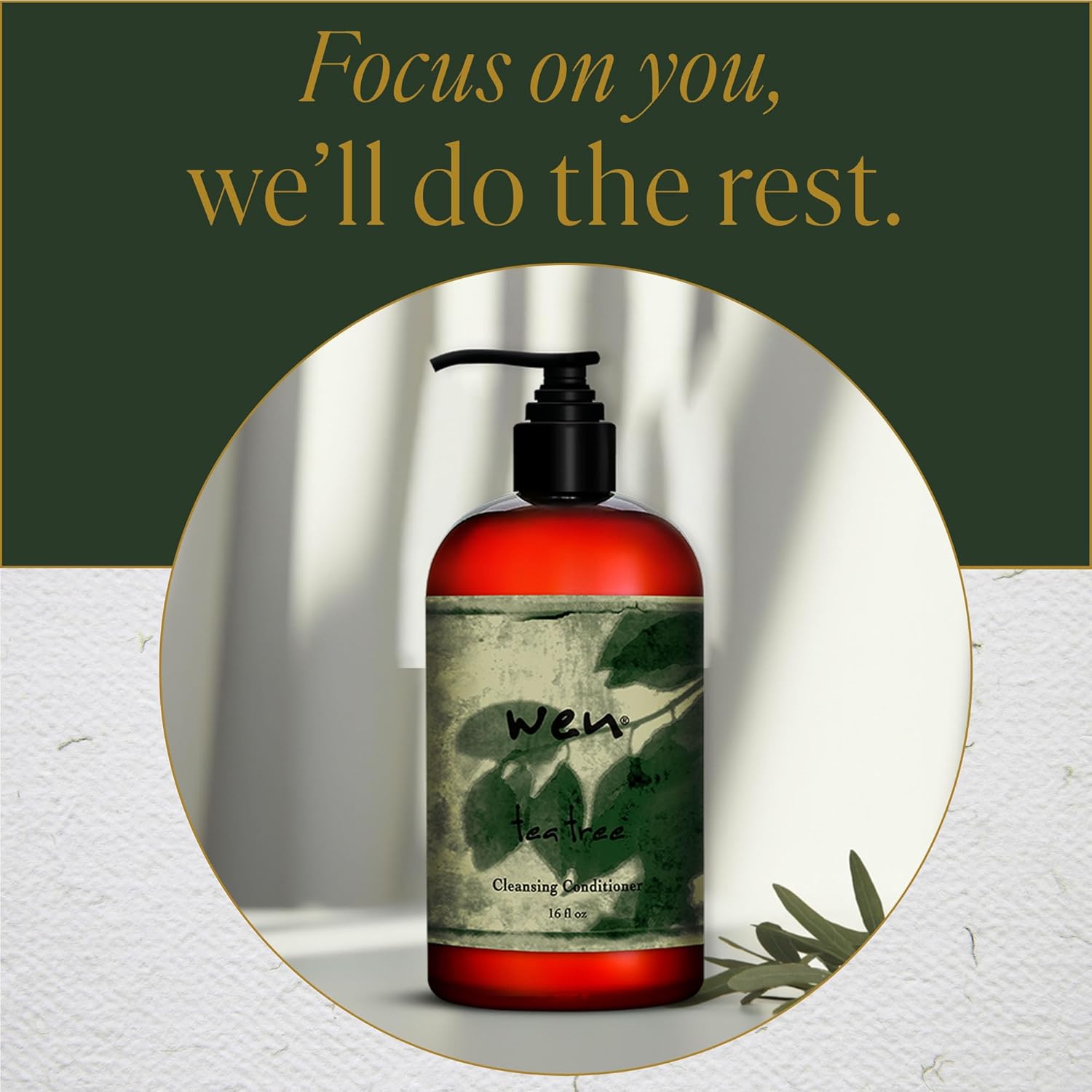 Wen By Chaz Dean Tea Tree Cleansing Conditioner, 16 Fl. Oz. : Beauty & Personal Care