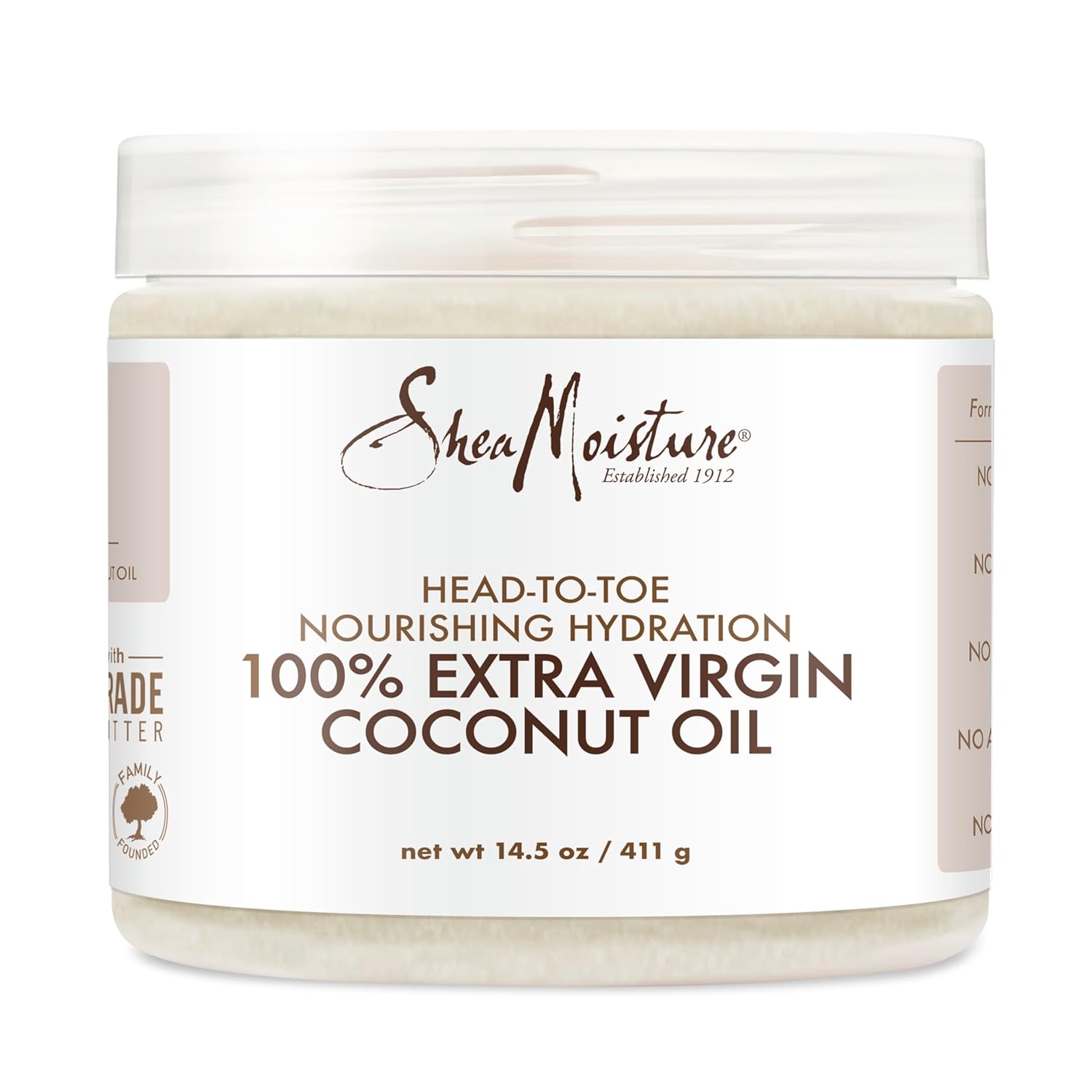 Sheamoisture For Dry Skin Nourishing Hydration 100% Extra Virgin Coconut Oil Soften And Restore Skin And Hair 14.5 Oz