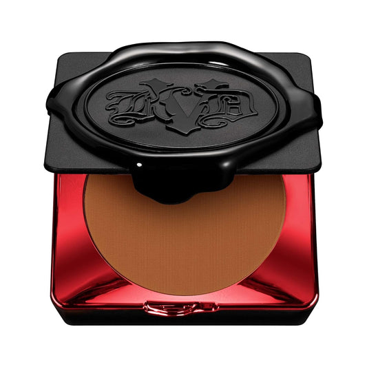 Kvd Beauty Lock-It Powder Foundation 220 Rich Deep : Beauty & Personal Care