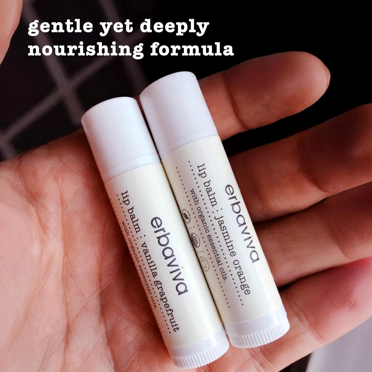 Erbaviva Lip Balm, Jasmine Orange : Beauty & Personal Care