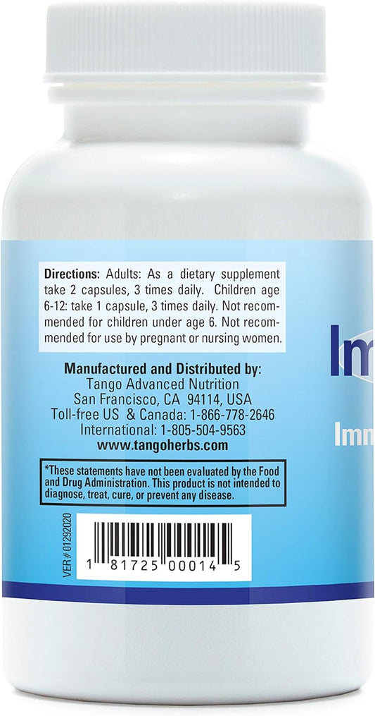 ImmunoPhase Natural Herbal Immune Support Supplement for Healthy Immune Function and Seasonal Health Challenges (60 Vegetarian Capsules)