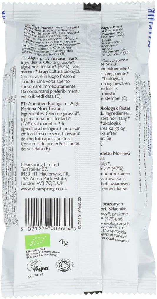 Clearspring Organic Seaveg Original Crispies, 0.010999 kg : Amazon.co.uk: Grocery
