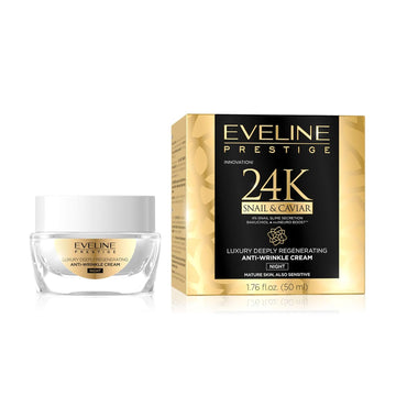 Eveline Cosmetics Prestige 24K Snail And Caviar Night Cream 50Ml