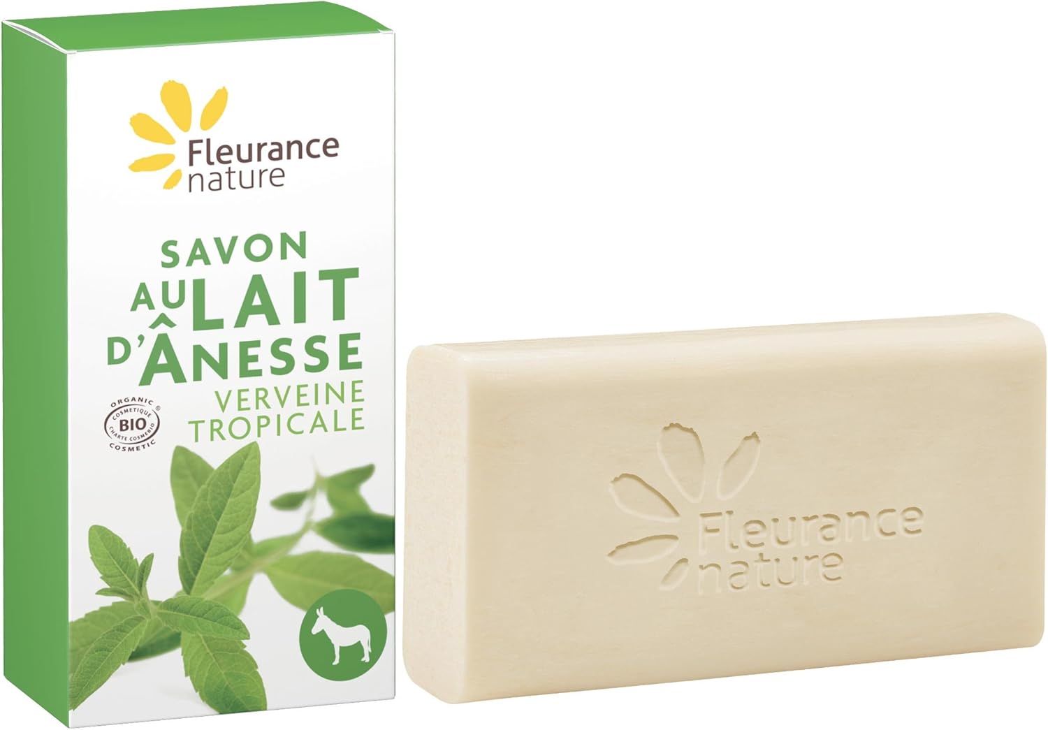 Jabón De Leche De Burra Con Aceite Esencial De Verbena Exótica