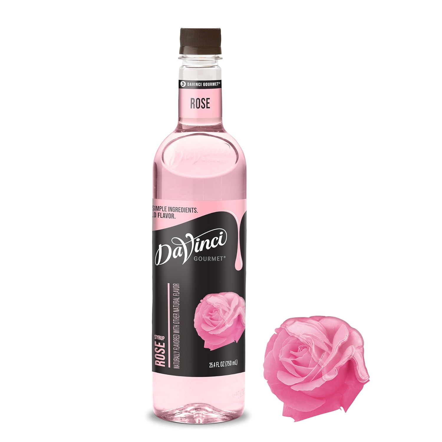 Davinci Gourmet Rose Syrup, 25.4 Fluid Ounce (Pack Of 1)