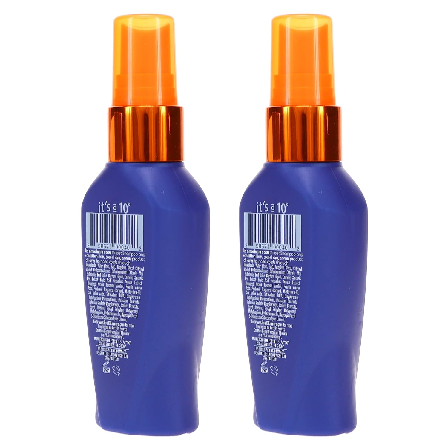 It's a 10 Haircare Miracle Leave-In Plus Keratin, 2 fl. oz. (Pack of 2) : Beauty & Personal Care