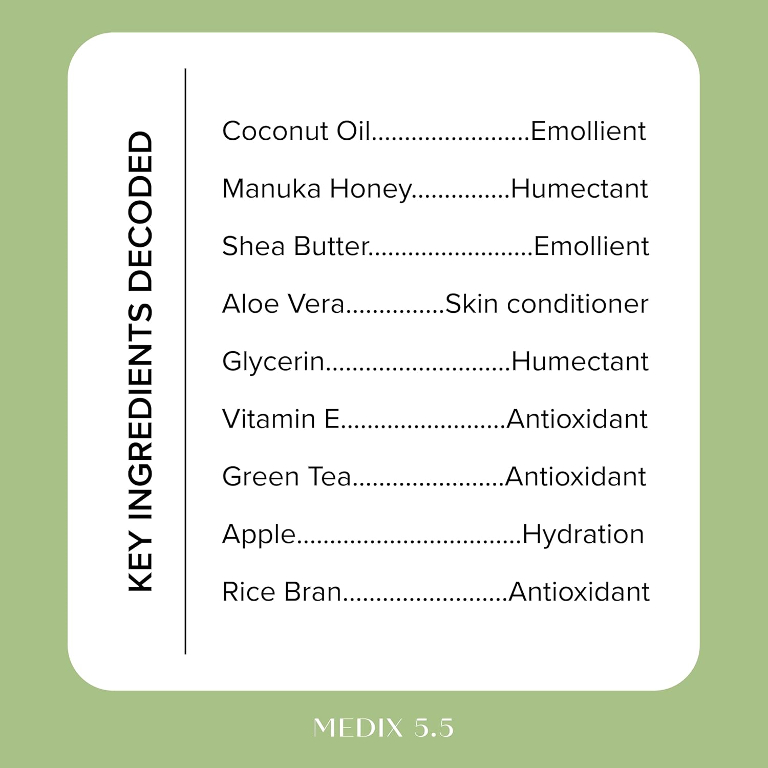 Medix Coconut Body Lotion + Manuka Honey Cream | Natural Coconut Oil Lotion For Women & Men | Moisturizer Cream Body Butter Skin Care Balm For Stretch Marks, Cellulite, & Dry Skin, 15 Fl Oz : Beauty & Personal Care